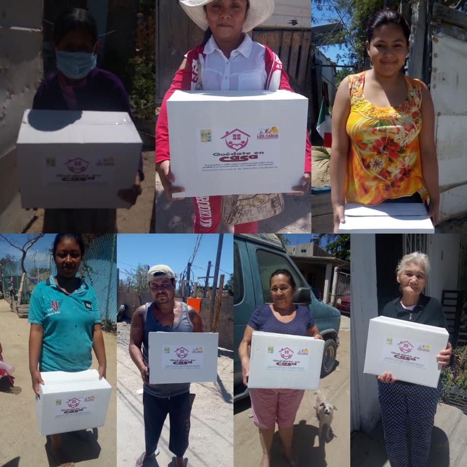 Familias vulnerables por COVID-19 continúan recibiendo apoyo del Gobierno de Los&nbsp;Cabos