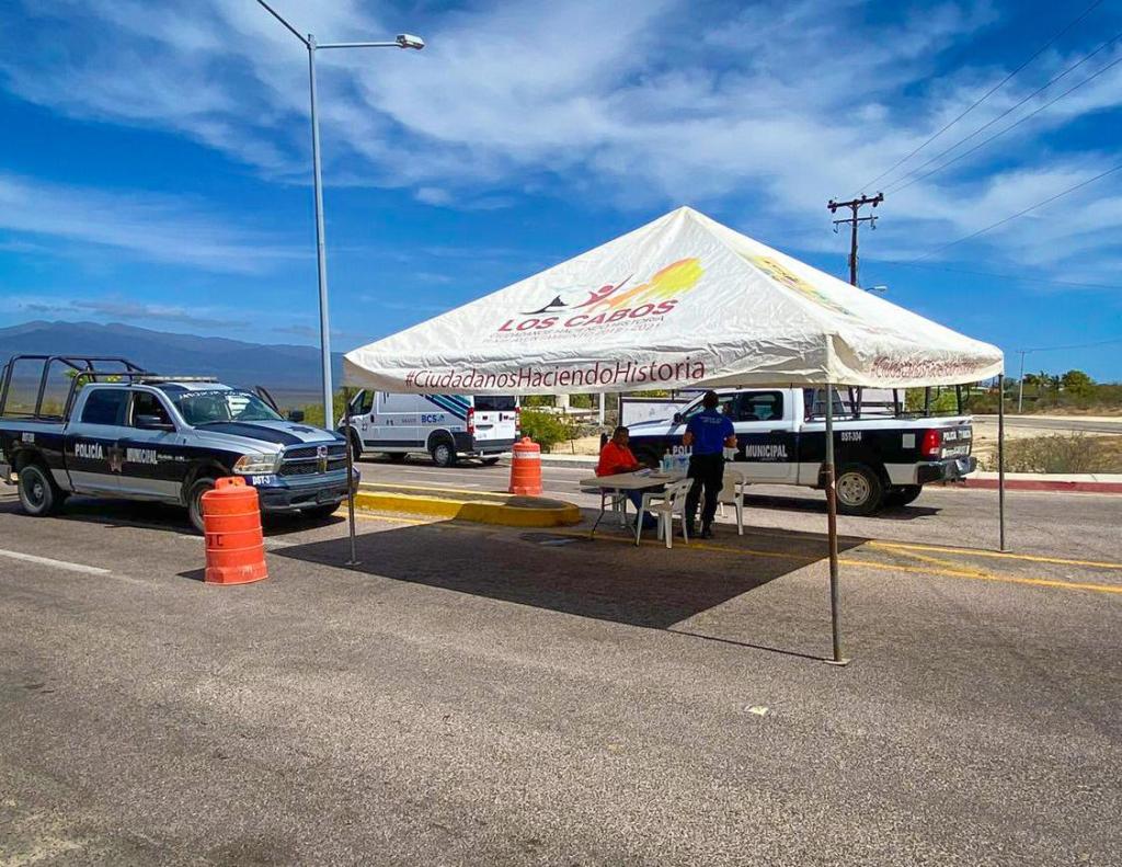 Con la instalación de un filtro de seguridad en la entrada de la delegación de Santiago, se busca evitar la propagación del&nbsp;COVID-19