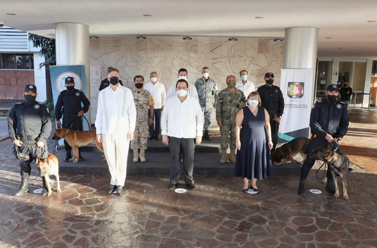 ¡Súper perros enviaron los EE.UU. para seguridad en&nbsp;Sudcalifornia!