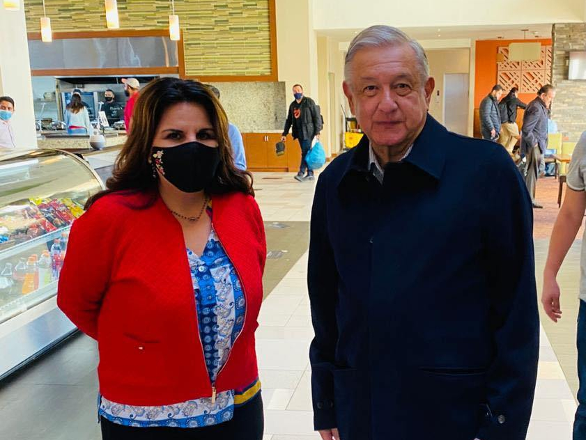 Reconoce Armida Castro el apoyo de Andrés Manuel López Obrador para beneficio de las y los&nbsp;cabeños