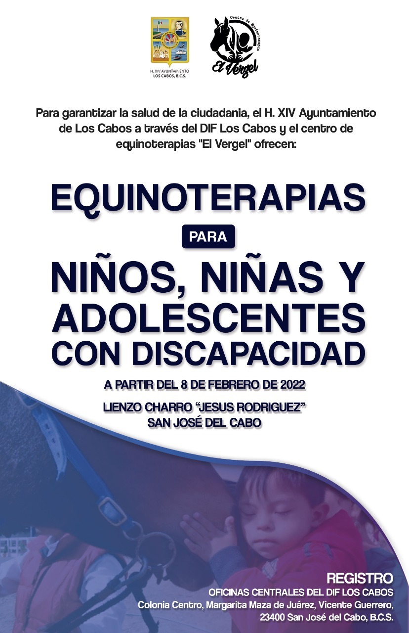 Las equinoterapias gratis para niños en Los&nbsp;Cabos