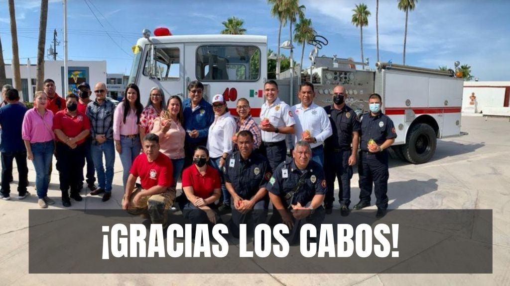 ¡Los Cabos dona una unidad de bomberos&nbsp;a&nbsp;Comondú!