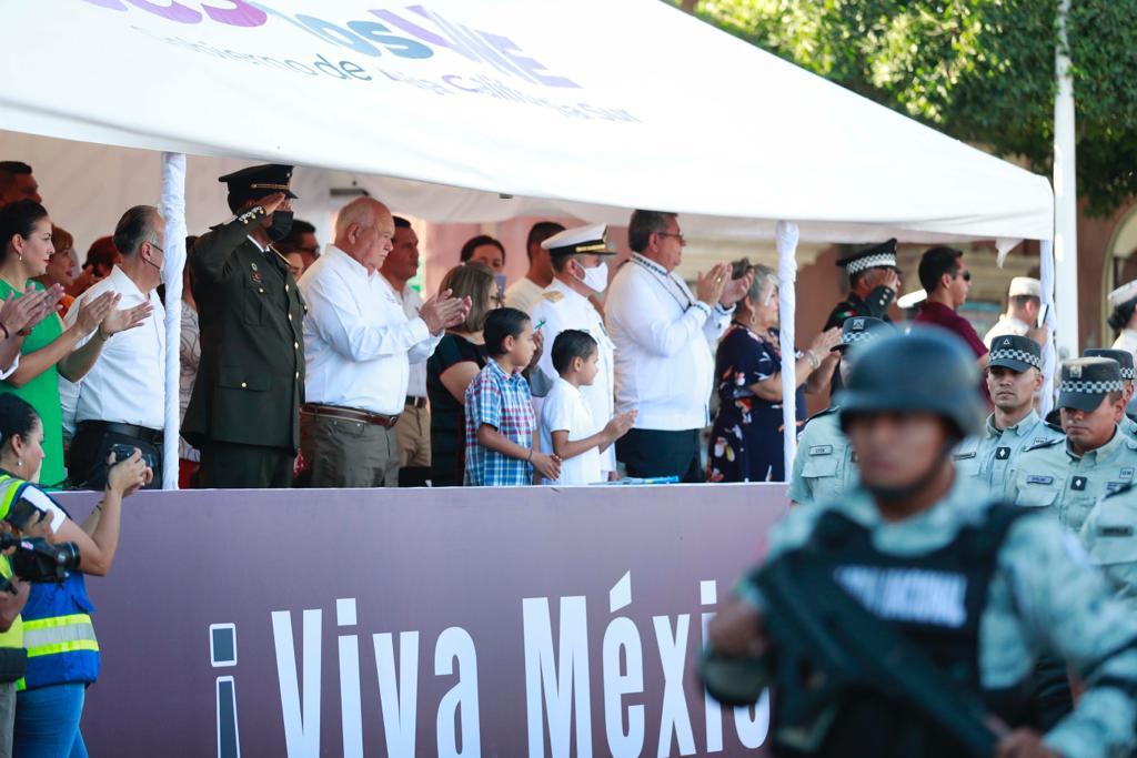 ¡Gobernador Víctor Castro encabezó actos por 220 años de&nbsp;independencia!