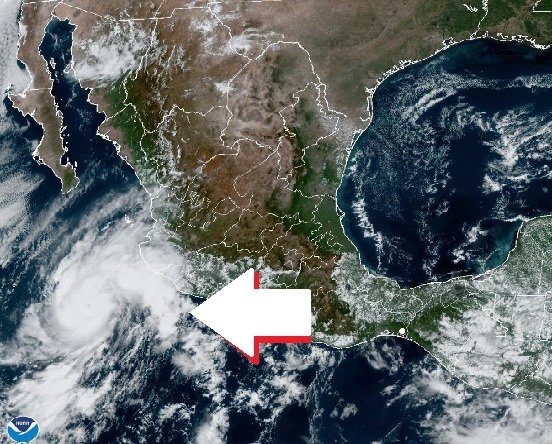 Huracán ORLENE no representa una amenaza a&nbsp;Sudcalifornia