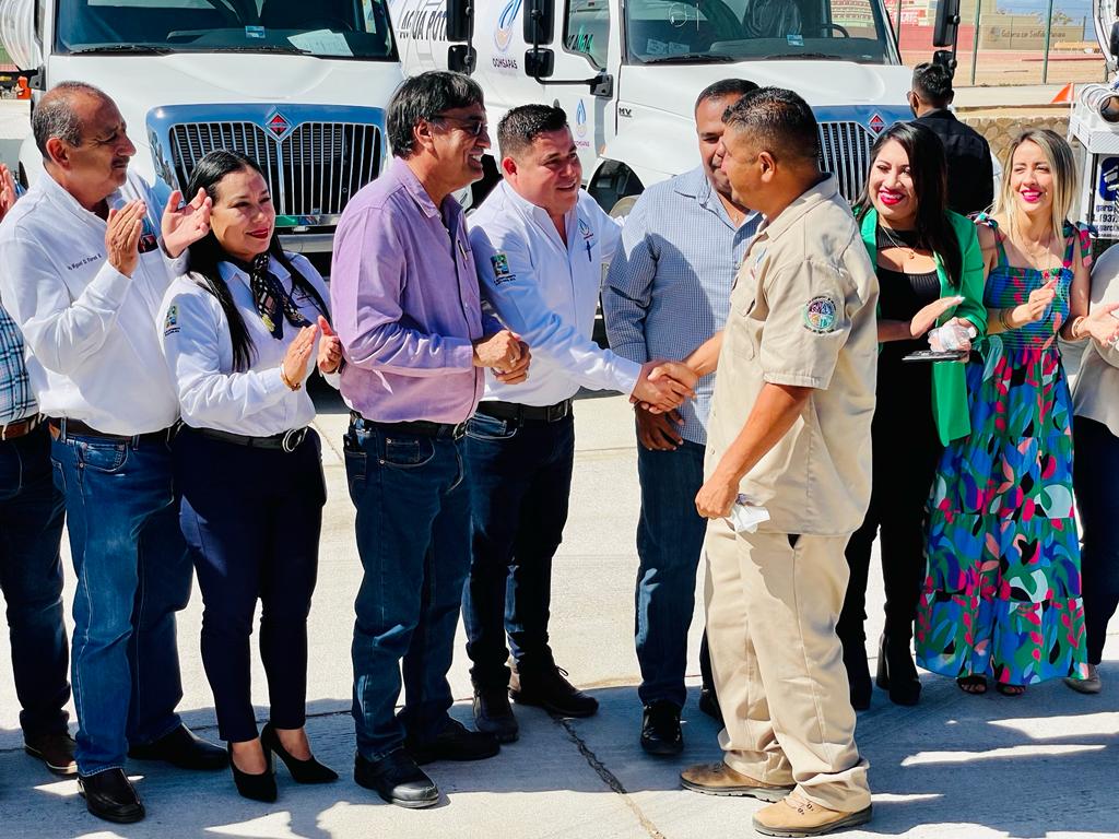 Ya se encuentran operando los nuevos camiones vactor para atender y evitar el derrame de aguas negras en Los&nbsp;Cabos
