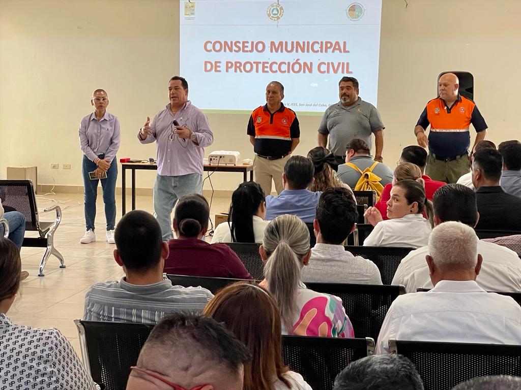 Trabaja Gobierno de Los Cabos en la coordinación para hacer frente antes, durante y después de un fenómeno hidrometeorológico