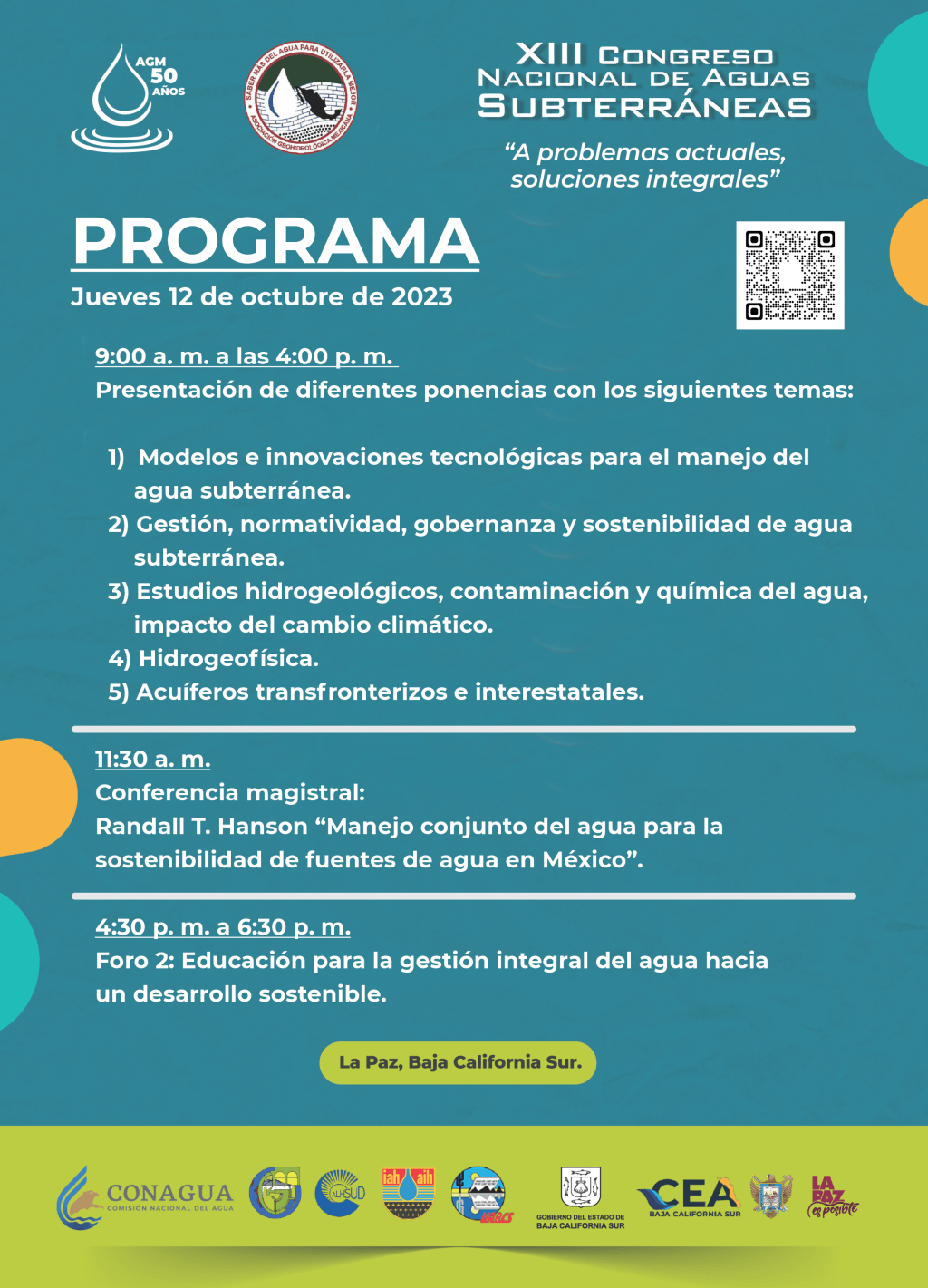 BCS ES SEDE DEL CONGRESO NACIONAL DE AGUAS&nbsp;SUBTERRÁNEAS