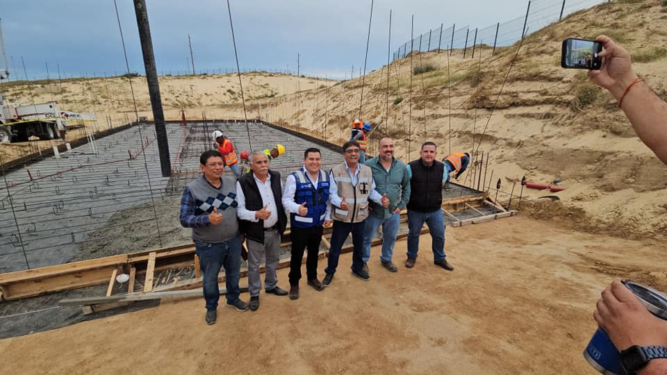 El alcalde de Los Cabos, hizo  la entrega de obras y trabajos de concreto&nbsp;hidráulico.