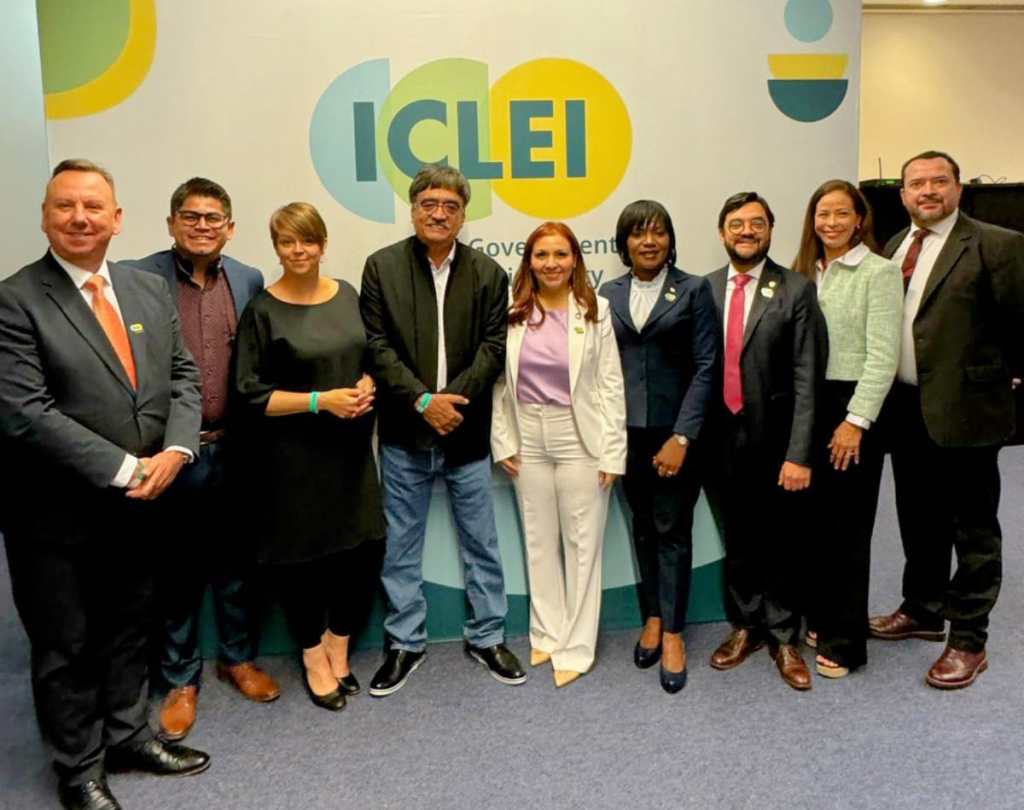 El presidente Oscar Leggs Castro y la II regidora Irene Galindo Román participan en el Congreso Mundial del ICLEI en&nbsp;Brasil.