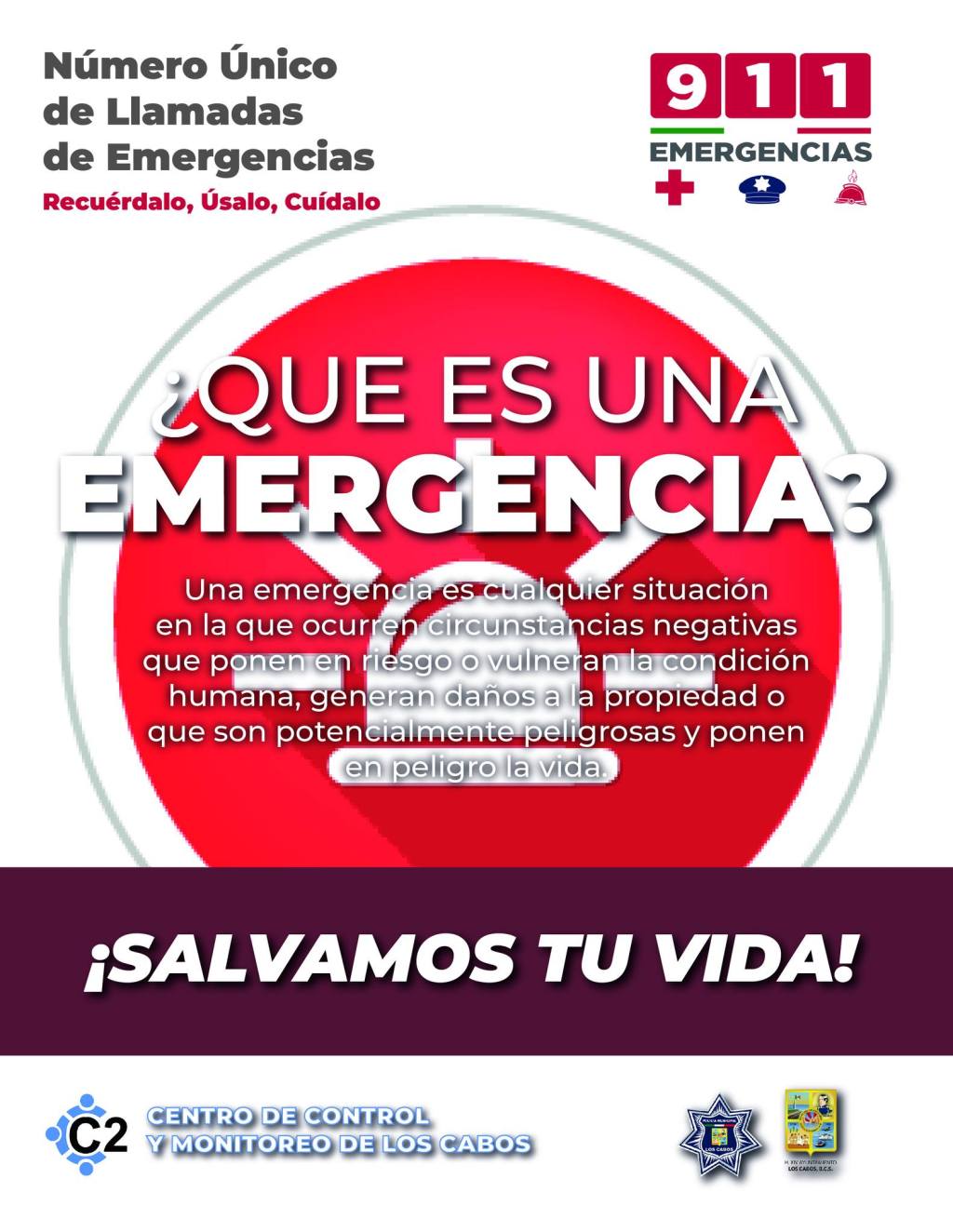 La Dirección General de Seguridad Pública, exhorta a la ciudadanía, hacer uso de manera responsable del número de emergencia&nbsp;9-1-1.