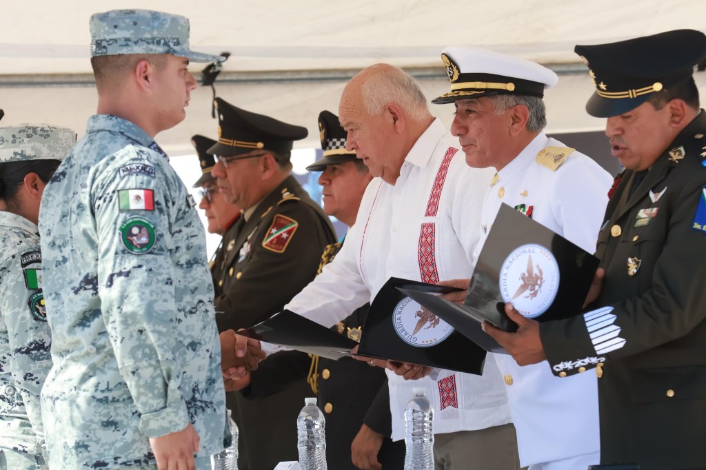 RECONOCE GOBERNADOR VMCC ALTO COMPROMISO DE LA GUARDIA NACIONAL EN SU 5TO.&nbsp;ANIVERSARIO