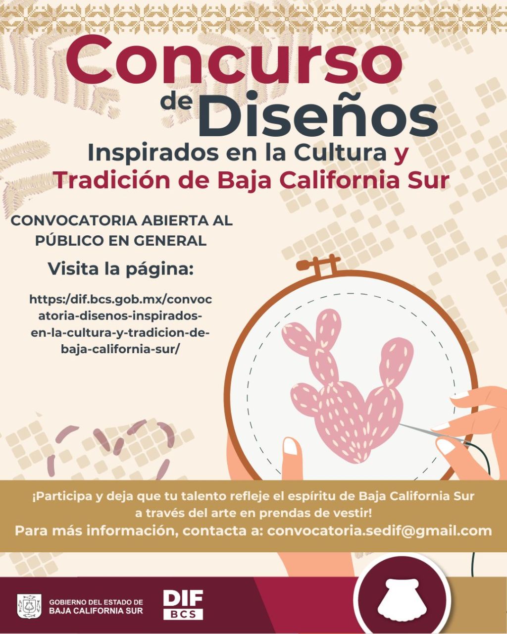 SEDIF Convoca a Concurso de Pintura y Bordado en Prendas de&nbsp;Vestir