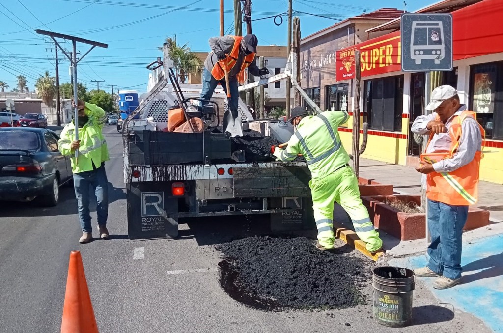 Programa de Bacheo en La Paz busca mejorar la seguridad&nbsp;vial