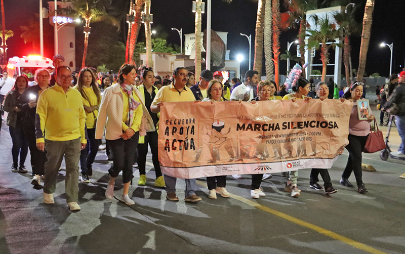 Marcha Silenciosa en La Paz Conmemora a Víctimas de Accidentes de&nbsp;Tráfico