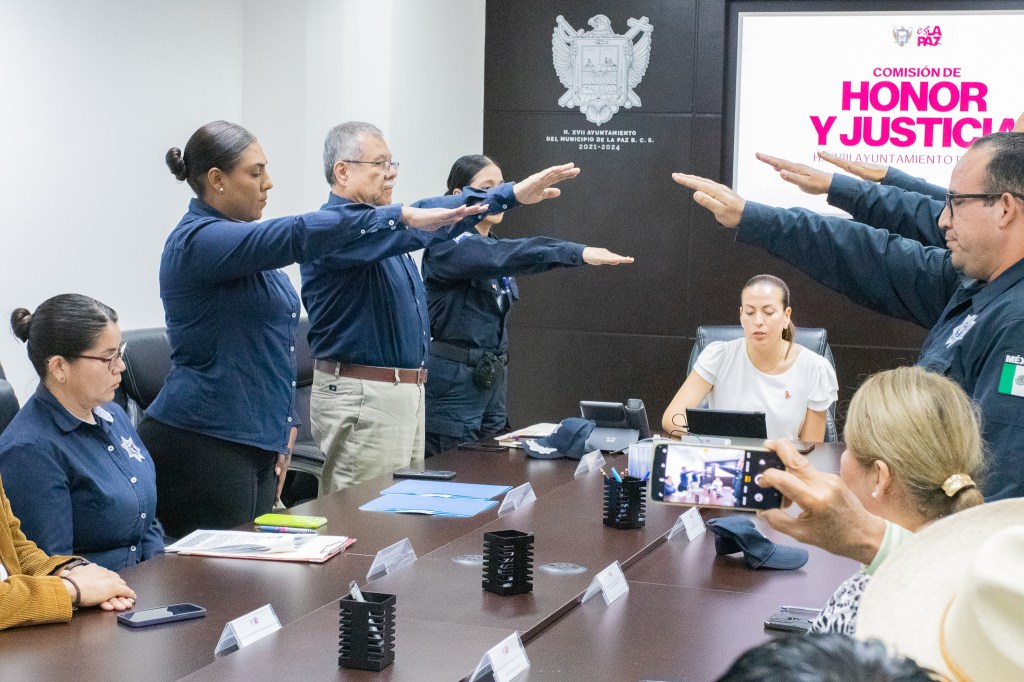 Instalación de Comisiones para Fortalecer la Policía Municipal en La&nbsp;Paz