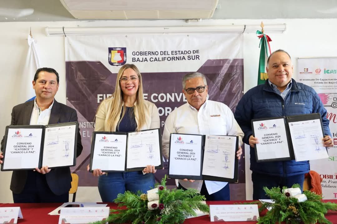 ICATEBCS y CANACO Firman Convenio para Impulsar el Desarrollo Laboral ...