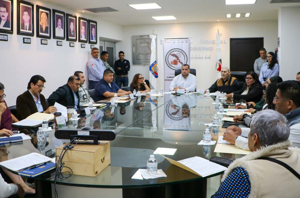 Reunión del Mecanismo Estatal de Coordinación en Materia de Búsqueda de Personas en Baja California&nbsp;Sur
