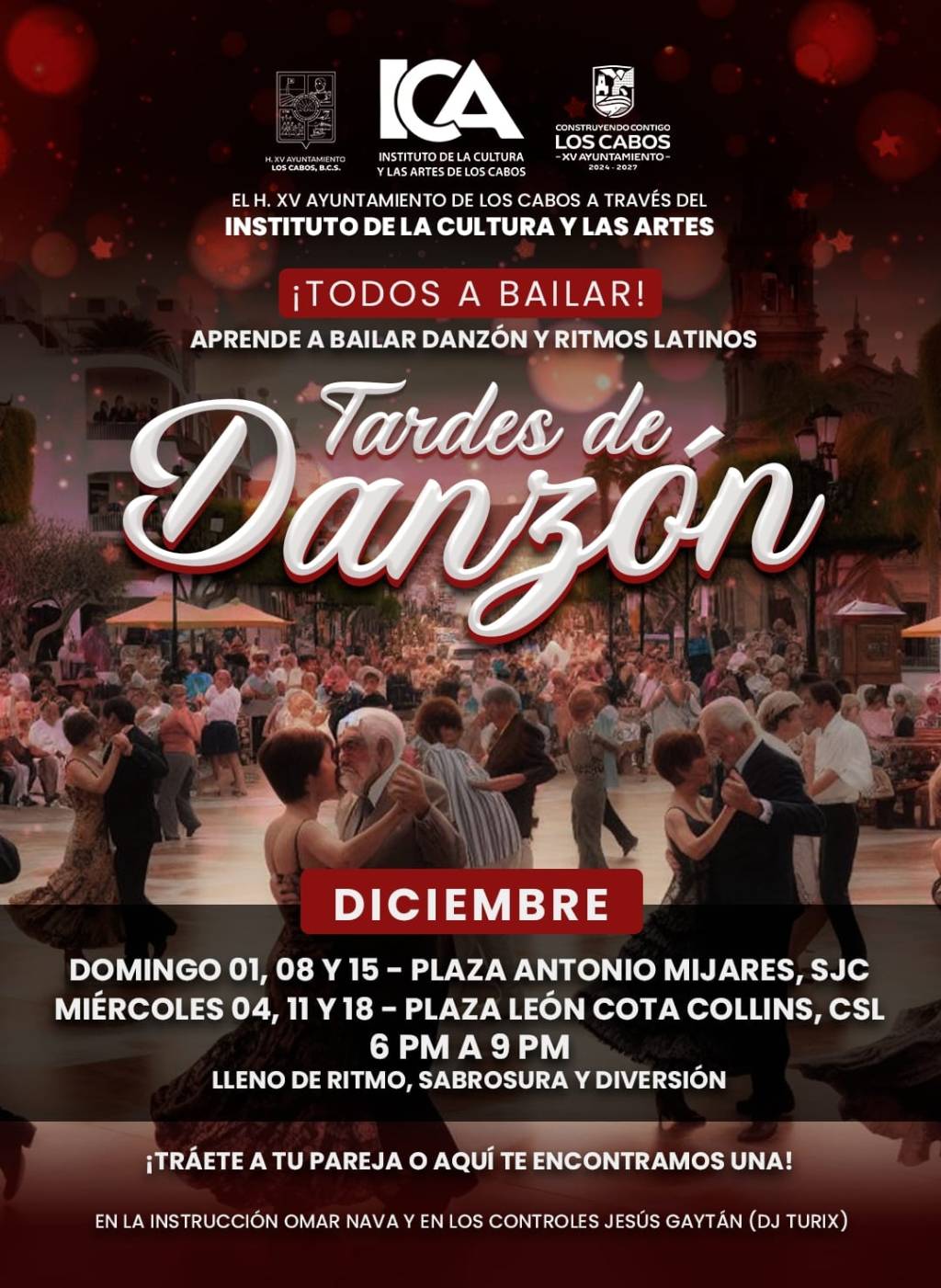 Clases Gratuitas de Danzón en Cabo San&nbsp;Lucas