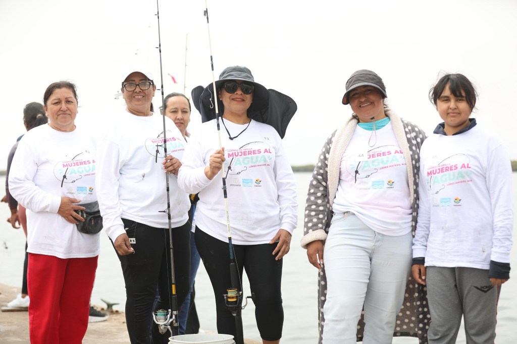 Con Cañas y Corazón: Mujeres de Puerto Adolfo López Mateos Celebran el Día de las Madres Fomentando la Pesca Deportiva y la Unión&nbsp;Familiar
