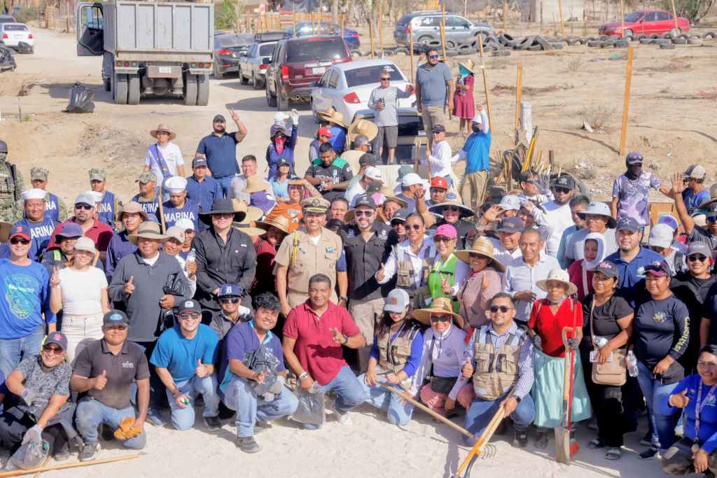 Limpieza y consciencia ambiental en Los Cabos: alcalde Christian Agúndez encabeza jornada en Caribe&nbsp;Bajo.