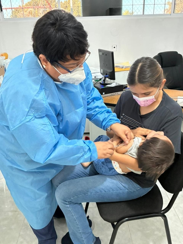 Destaca BCS a nivel nacional por su cobertura contra Sarampión en niñas y niños&nbsp;.