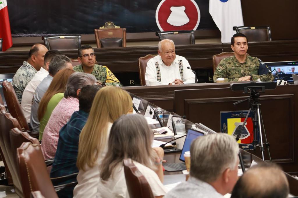 Consejo Estatal de Protección Civil da seguimiento al huracán&nbsp;“Flossie”.