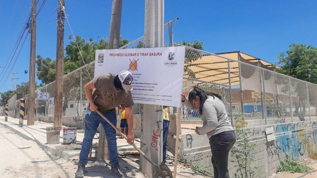 Refuerzan acciones para erradicar tiraderos clandestinos en Cabo San&nbsp;Lucas.