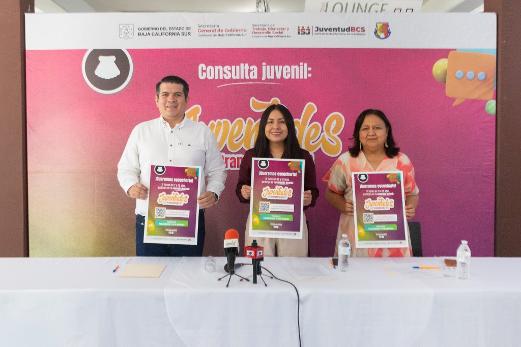 Presenta ISJUVENTUD la consulta pública “Juventudes que transforman&nbsp;BCS”.