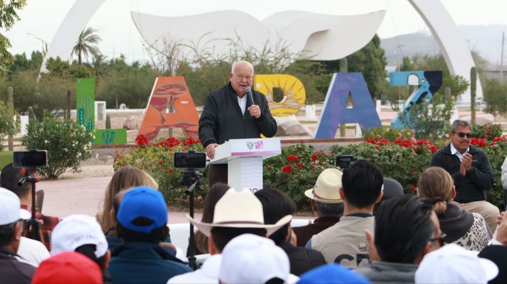 Inician obras de construcción de un nuevo camellón en La&nbsp;Paz.