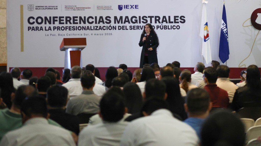 Más de 400 servidores públicos de BCS se capacitan en conferencias magistrales (05 de Marzo&nbsp;2026).