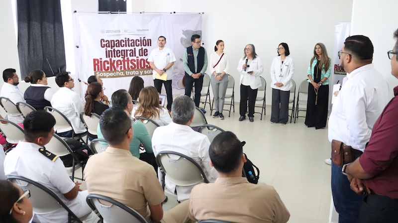 Capacita Salud BCS a personal médico en Mulegé sobre Rickettsiosis (03 de&nbsp;Mayo).
