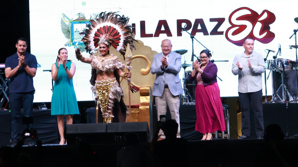 Gobernador preside coronación de Reina Calafia 2026 en el 491 aniversario de La Paz; destaca tradiciones e identidad paceña (03 de&nbsp;Mayp).