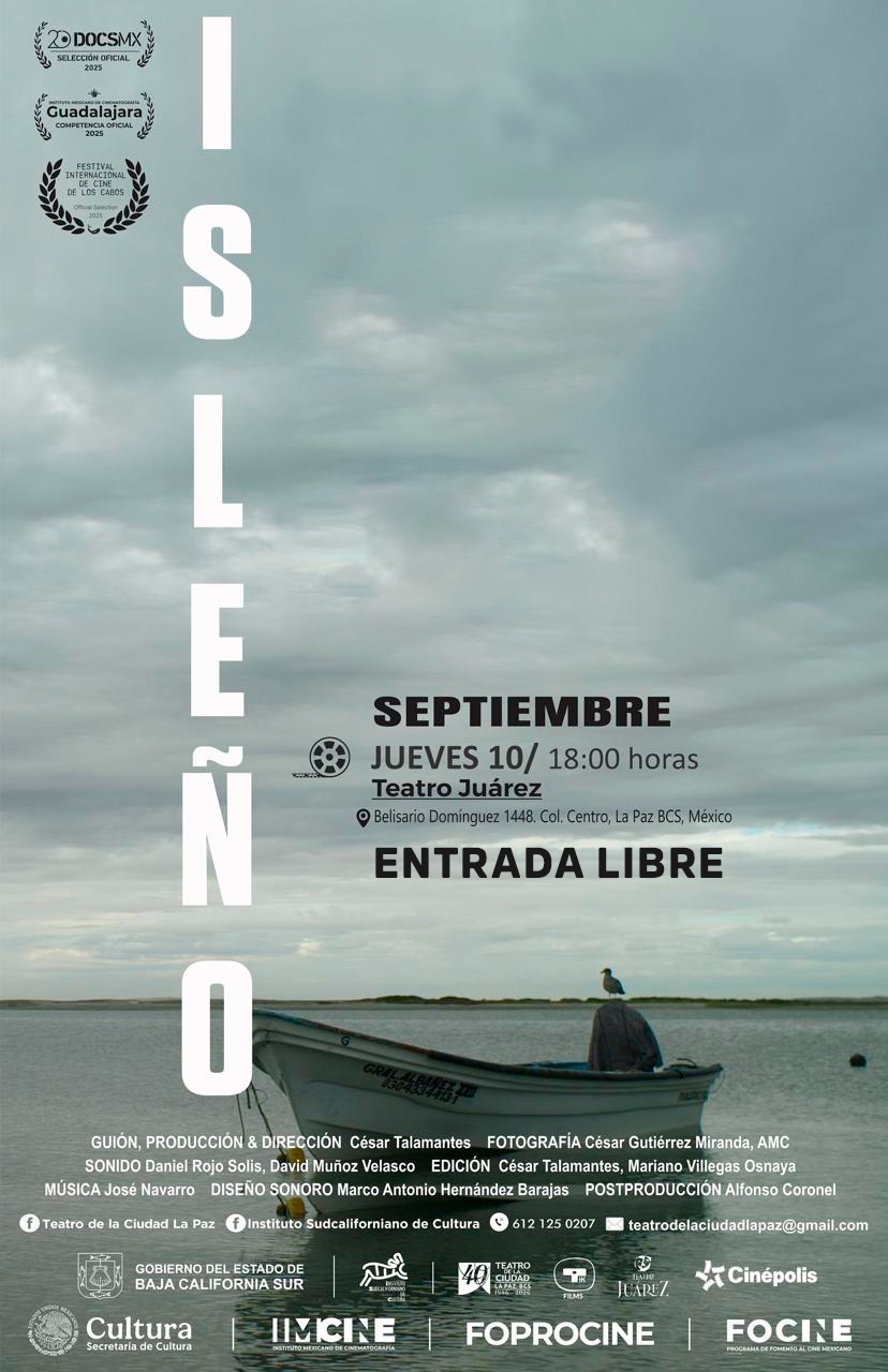 Promueve Ayuntamiento de La Paz el talento sudcaliforniano con proyección de documental (09 de Septiembre&nbsp;2026).