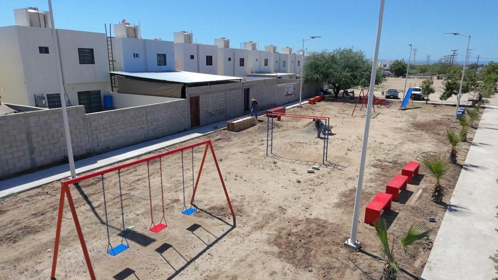 Avanza rehabilitación del parque Altamira en el municipio de La Paz (03 de Octubre&nbsp;2026).