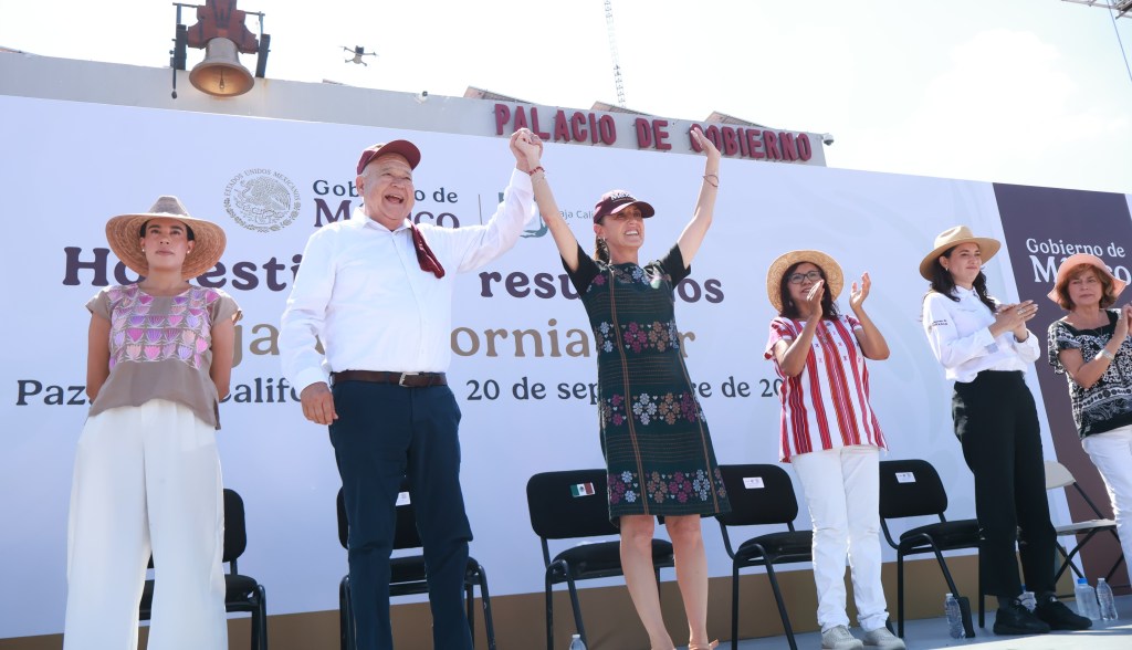 Recibe Víctor Castro a la presidenta Claudia Sheinbaum y refrenda respaldo de Baja California Sur (20 de Septiembre&nbsp;2026).