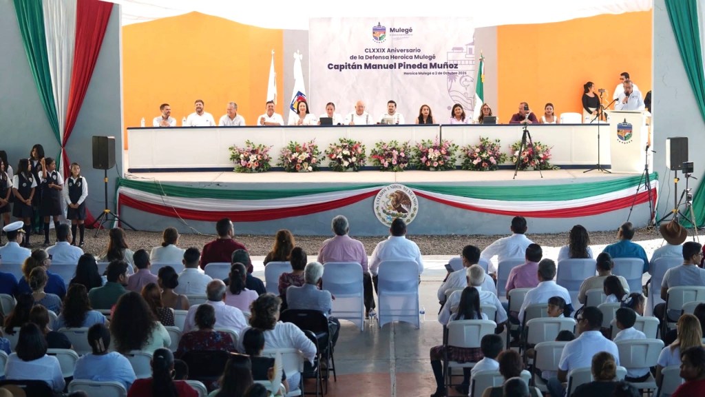 Preside Gobernador sesión solemne por la Gesta Heroica de Mulegé; llama a mantener viva la memoria histórica (02 de Octubre&nbsp;2026).
